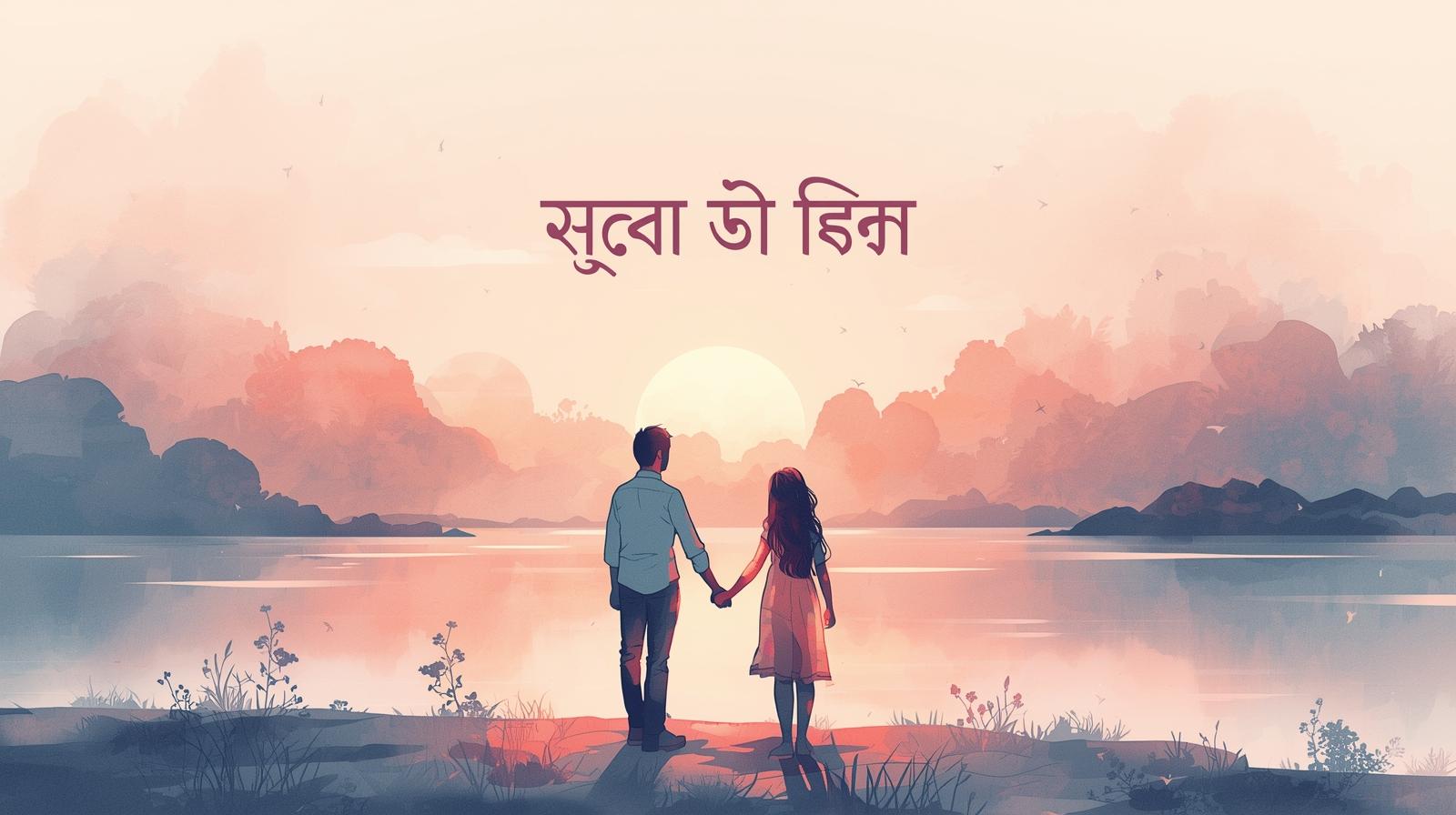 romantic caption bangla